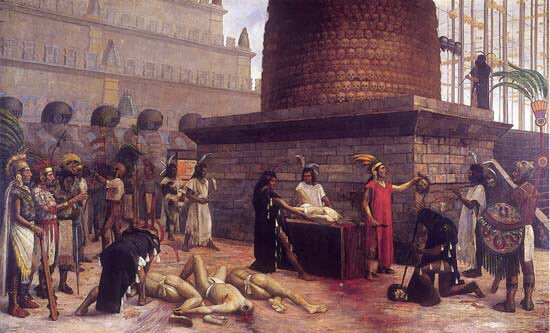 Los investigadores del INAH informan que tanto la torre como el estante eran parte de rituales de sacrificio humano, llevados a cabo para preservar el estilo de vida azteca.
