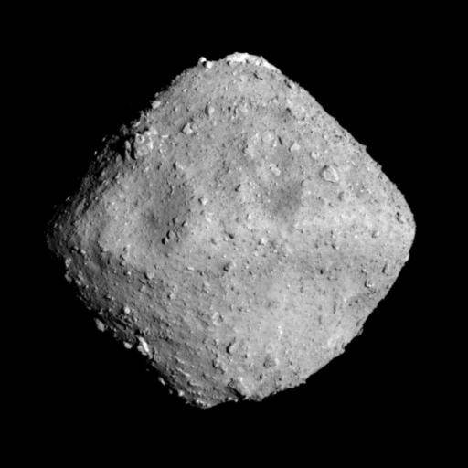 El asteroide Ryugu fotografiado hace unas semanas por la sonda Hayabusa 2.