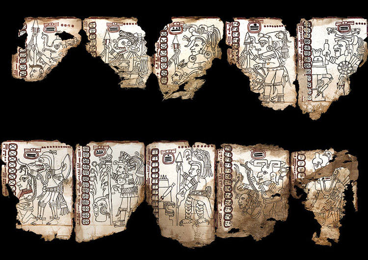 Códice Maya de México. Foto: Martirene Alcántara, INAH.