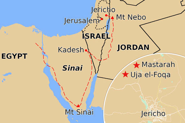 Khirbet el-Mastarah se encuentra pocos kilómetros al norte de Jericó.